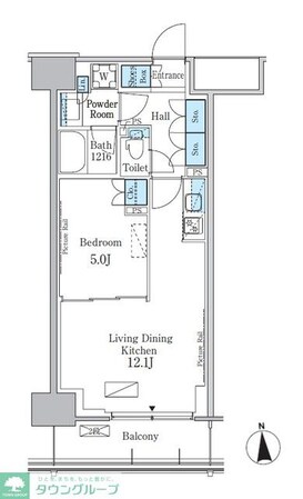 パークアクシス新宿百人町の物件間取画像